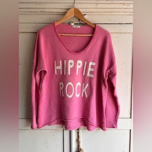 Pink Hippie Rock Sweater
